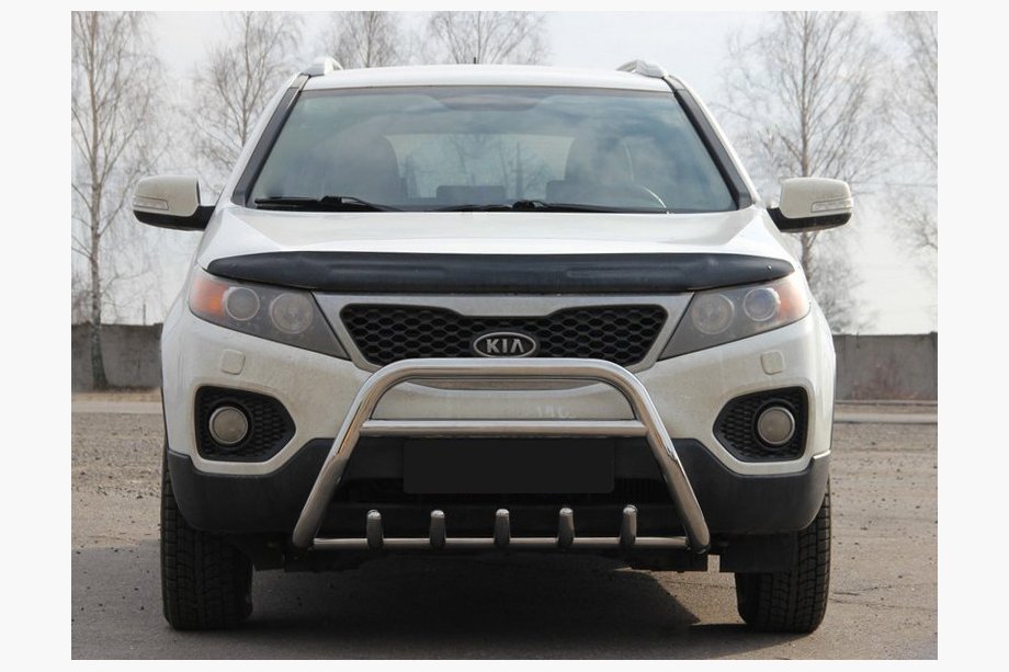 Kia Sorento II XM 2009-2014 Frontbügel WT003 (Edelstahl) Image
