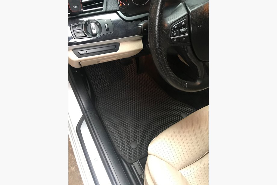 BMW 7 Series F01/F02 2008-2015 EVA Fußmatten (für F02, Schwarz) Image