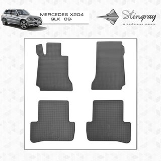 Gummimatten (4 Stk, Stingray Premium) Mercedes C-class W204 2007-2015 Foto 2