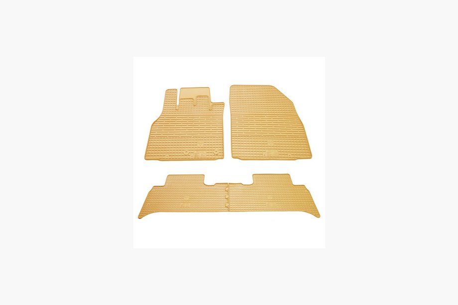 Renault Scenic/Grand 2009-2016 Beige Gummimatten (4 Stk, Stingray Premium) Image