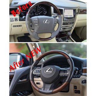 Lenkrad komplett (Holzoptik) Lexus LX570/450d 2008-2022 Foto 2