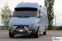 Mercedes Sprinter W901/902/903/904/905 1995–2006 Kelebek WT011 Edelstahl-Frontbügel (Bullbar) Foto 3