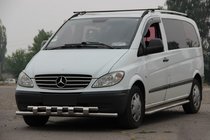 Mercedes Viano 2004-2014 Frontschutzbügel Shark ST015 (Edelstahl) Foto 1