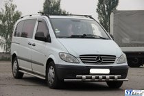Mercedes Viano 2004-2014 Frontschutzbügel Shark ST015 (Edelstahl) Foto 3