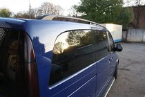 Mercedes Viano 2004-2014 Dachreling schwarz ELITE (Kunststofffuss) Kurzer Radstand (Compact) Foto 2