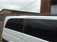 Mercedes Viano 2004-2014 Schwarze Dachreling CAN Original Design (Metallfuesse) Langer Radstand (EXTRALONG) Foto 3