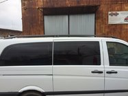 Mercedes Viano 2004-2014 Schwarze Dachreling CAN Original Design (Metallfuesse) Langer Radstand (EXTRALONG) Foto 4
