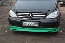 Mercedes Viano 2004-2014 Frontstoßstange Aufsatz Brabos Style (grundiert zum Lackieren) Foto 3