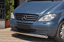Mercedes Viano 2004-2014 Frontschutzbügel ST008 (Edelstahl) 2004-2011, 70mm Foto 1