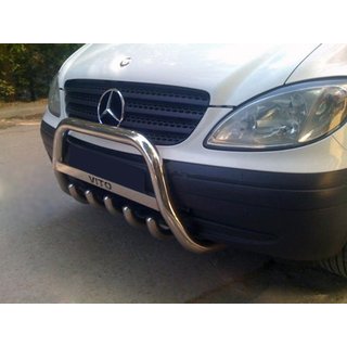 Frontbügel WT003/004 (Edelstahl) Mercedes Viano 2004-2014 Foto 1