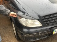 Mercedes Vito W639 2004-2014 Scheinwerferblenden gerade (2004-2010, 2 Stk, Kunststoff) Glanz Foto 15