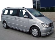 Mercedes Viano 2004-2014 Frontstoßstange Aufsatz Brabos Style (grundiert zum Lackieren) Foto 1