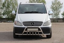 Mercedes Viano 2004-2014 Frontbügel WT004-Plus mit Bügeln (Edelstahl) Foto 1