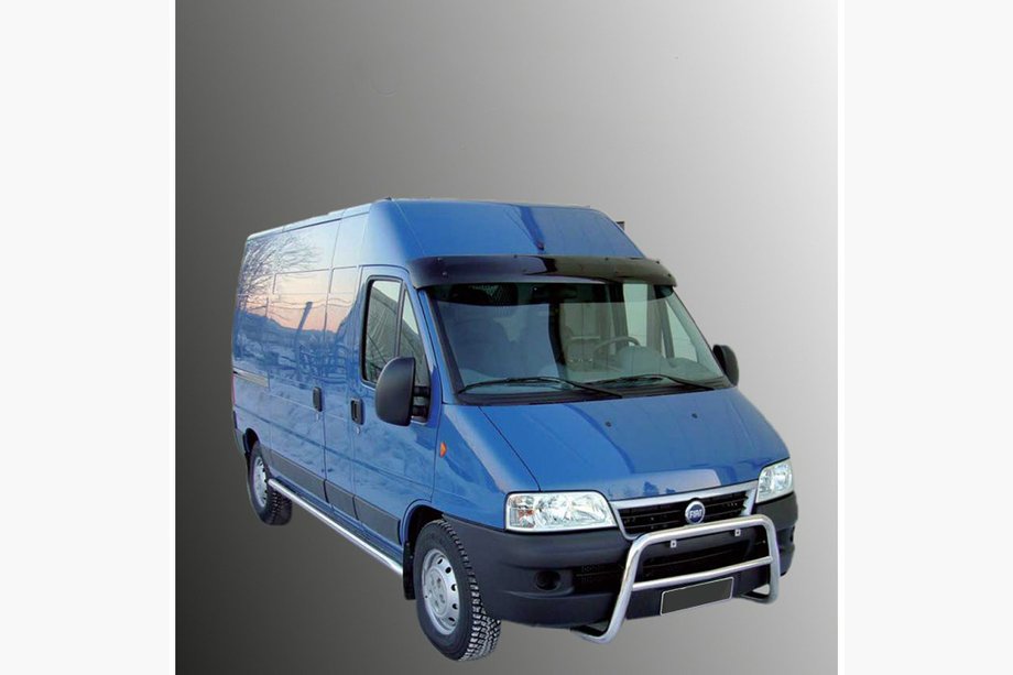 Fiat Ducato 1995-2006 Frontscheibenblende (schwarz glanz, 5mm) Image