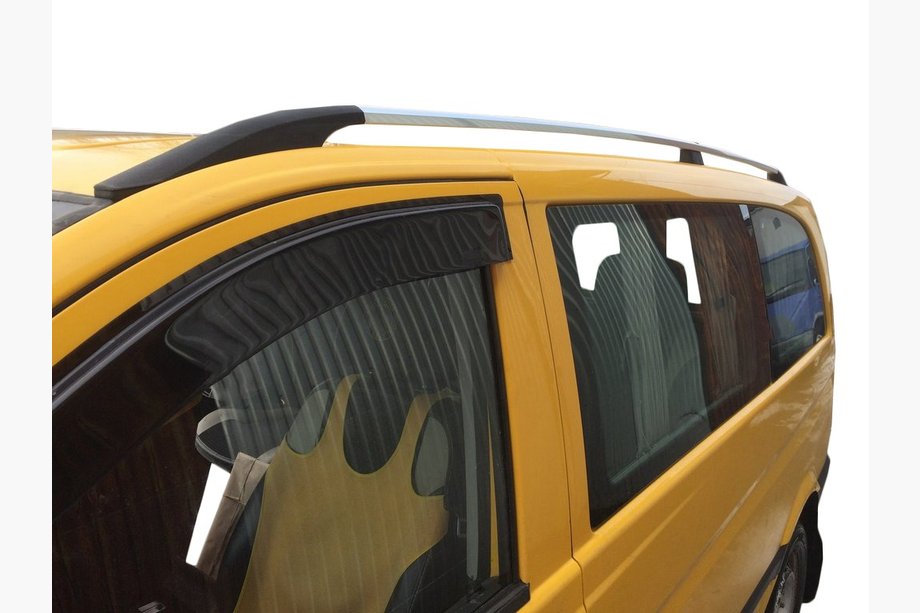 Mercedes Viano 2004-2014 Dachreling Chrom DDU (Kunststofffuesse) Langer Radstand (EXTRALONG) Image