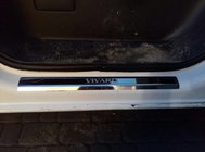 Opel Vivaro 2001–2015 Einstiegsleisten Abdeckungen Laser-Style (2 Stk, Stahl) Foto 2