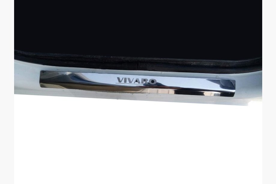 Opel Vivaro 2001–2015 Einstiegsleisten Abdeckungen Laser-Style (2 Stk, Stahl) Image
