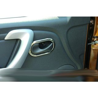 Abdeckungen für Innen-Türgriffe Carmos (4 Stk., Edelstahl) Renault Duster 2008–2017 Foto 4