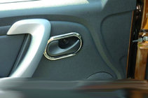 Renault Duster 2008–2017 Abdeckungen für Innen-Türgriffe Carmos (4 Stk., Edelstahl) Foto 4