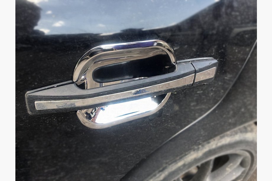 Mercedes E-class W124 1984–1997 Edelstahl Unterlagen für Türgriffe (4 Stk) Image