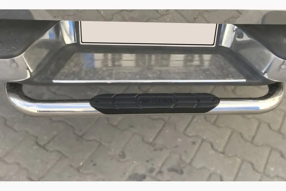 Mercedes X class 2017-2020 Heckschutz Omsa (Edelstahl) Image