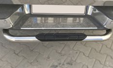 Mercedes X class 2017-2020 Heckschutz Omsa (Edelstahl) 76mm Foto 1