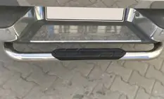 Mercedes X class 2017-2020 Heckschutz Omsa (Edelstahl) Foto 1