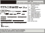 Mercedes E-class W124 1984–1997 Armaturenbrett Abdeckungen (Hartman) ANGEBOT! Aluminium Foto 1