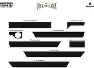 Mercedes E-class W124 1984–1997 Armaturenbrett Abdeckungen (Meric) Aluminium Foto 2
