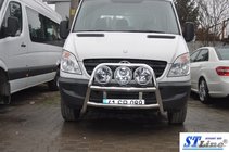 Mercedes Sprinter W906 2006–2018 Frontbügel hoch WT018 (Edelstahl) Foto 4