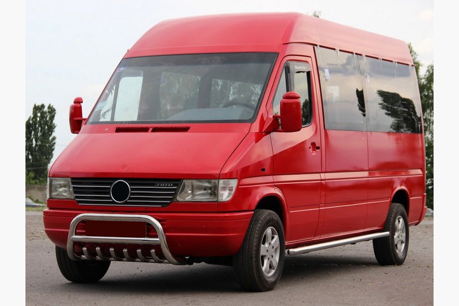 Mercedes Sprinter W901/902/903/904/905 1995–2006 Frontbügel WT008 (Edelstahl) Image