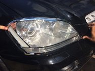 Mercedes ML W164 2005-2011 Chrom Scheinwerferabdeckungen (2 Stk, Kunststoff) Foto 1