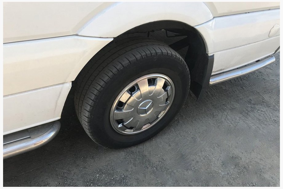 Mercedes Sprinter W906 2006–2018 Edelstahl Radkappen Blütenblätter (1-teilig, 4 Stk) Foto 2