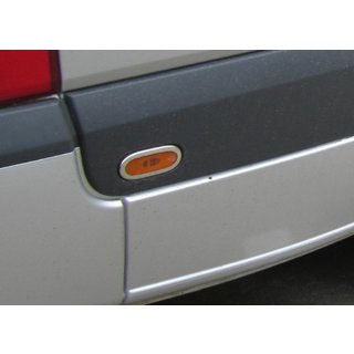 Chrom Umrandungen fuer Begrenzungsleuchten (6 Stk, Edelstahl) Volkswagen Crafter 2006-2016 Foto 2