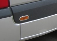 Volkswagen Crafter 2006-2016 Chrom Umrandungen fuer Begrenzungsleuchten (6 Stk, Edelstahl) Carmos - Türkischer Edelstahl Foto 2
