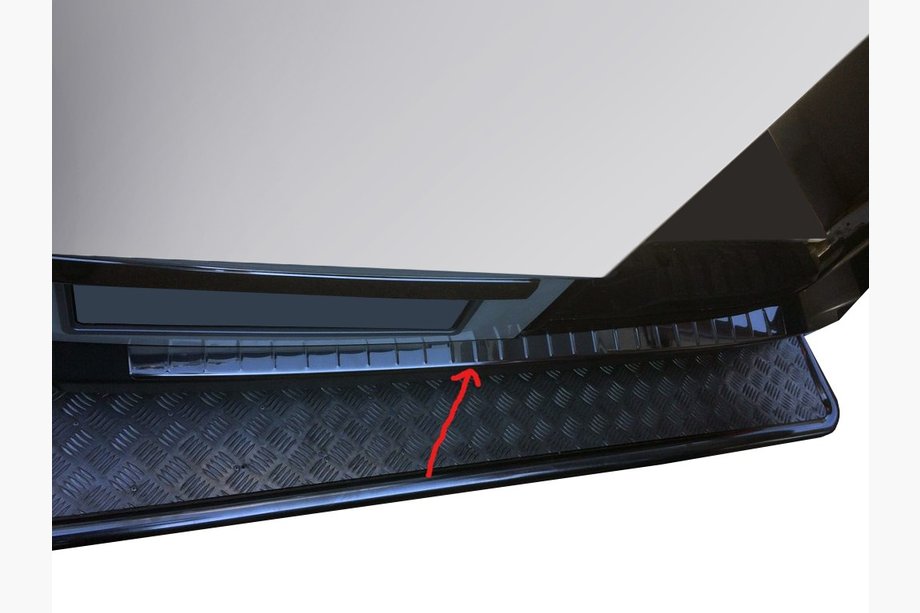 Volkswagen Crafter 2006-2016 Heckstoßstangenschutz Edelstahl (Omsa) Image