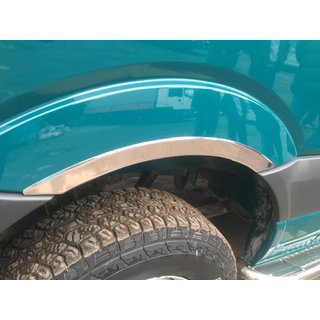 Schmale Radlaufleisten Edelstahl (4 Stk) Mercedes Sprinter W906 2006–2018 Foto 4