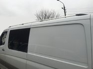 Mercedes Sprinter W906 2006–2018 Dachrelinge DD 265 cm, Chrom, Kunststofffuß Foto 1