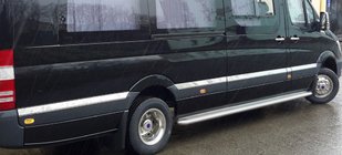 Mercedes Sprinter W906 2006–2018 Edelstahl Türleisten Foto 3