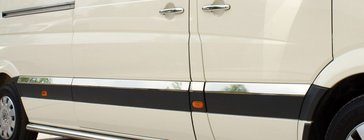 Mercedes Sprinter W906 2006–2018 Edelstahl Türleisten Foto 2