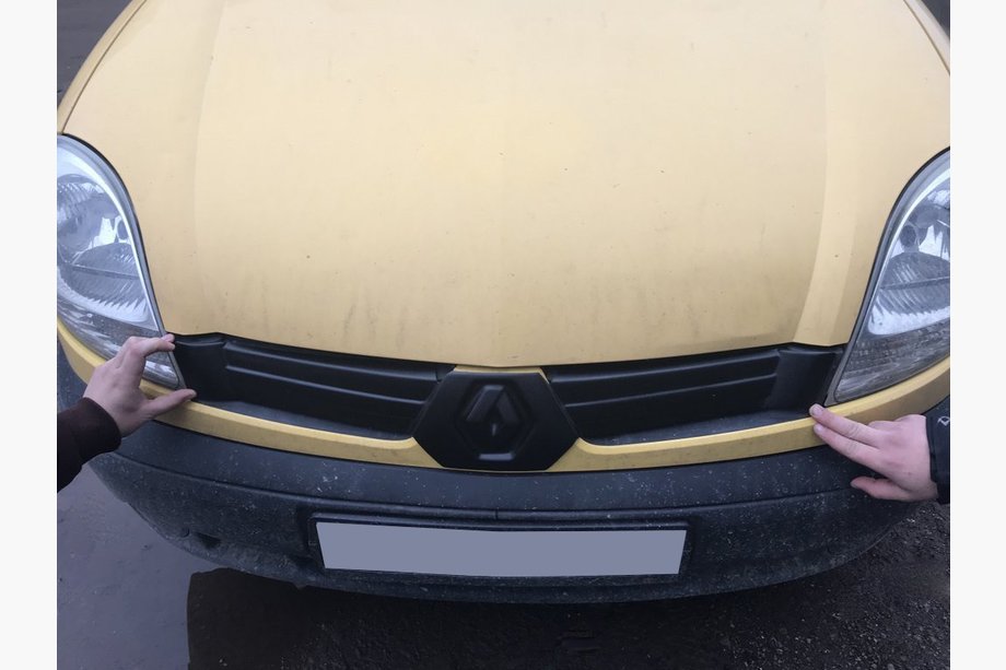 Renault Kangoo 1998-2008 Obere Wintergrillabdeckung (2003-2008) Foto 4