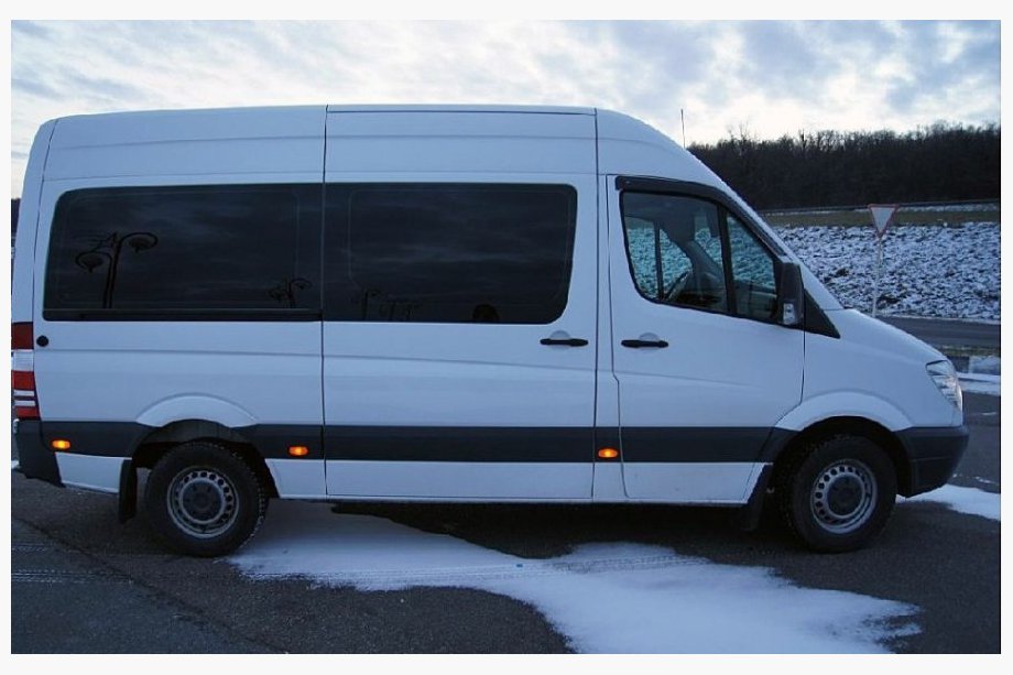 Mercedes Sprinter W906 2006–2018 Windabweiser zum Kleben (2 Stk, DDU-CBR) Image
