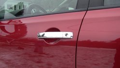 Nissan Navara 2006-2015 Chrom Türgriffblenden (4 Stk, Edelstahl) Mit Chip, Carmos - Türkischer Stahl Foto 1