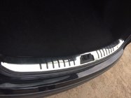 Nissan Qashqai 2007-2010 Kofferraum-Innenleiste Edelstahl mit Gummieinlagen Foto 1