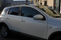 Nissan Qashqai 2010-2014 Türleisten Edelstahl außen (4 Stk) Standardbasis, OmsaLine - Italienischer Edelstahl Foto 2