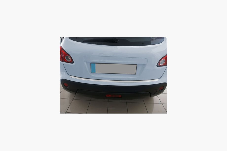 Nissan Qashqai 2007-2010 Heckstoßstangenschutz OmsaLine (Edelstahl) Matt, Standardbasis Image