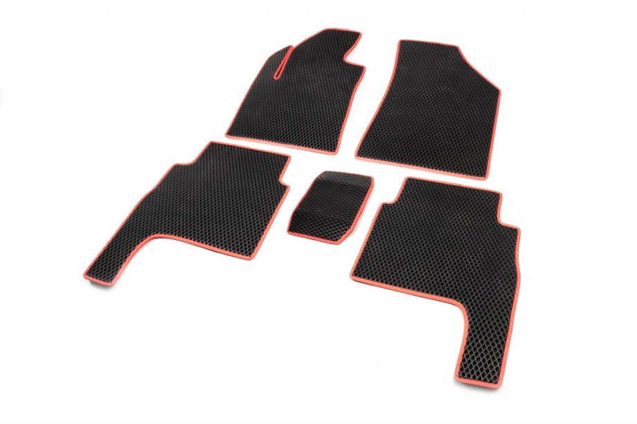 Hyundai Santa Fe 2 2006-2012 EVA Fußmatten (schwarz) 2010-2012 Image