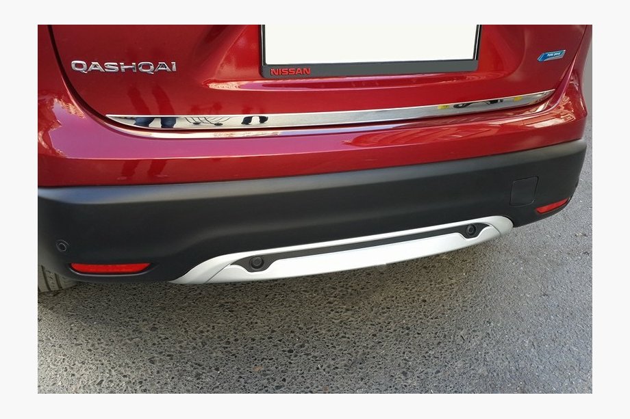 Nissan Qashqai 2014-2021 Kofferraumleiste Edelstahl Image