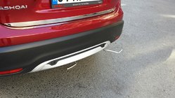 Nissan Qashqai 2014-2021 Kofferraumleiste Edelstahl Foto 3