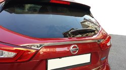 Nissan Qashqai 2014-2021 Chromleiste über dem Kennzeichen (Edelstahl) Carmos - Türkischer Edelstahl Foto 1